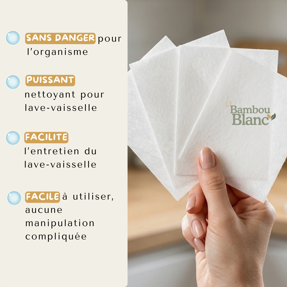 CleanLeaf - Feuille lave vaisselle