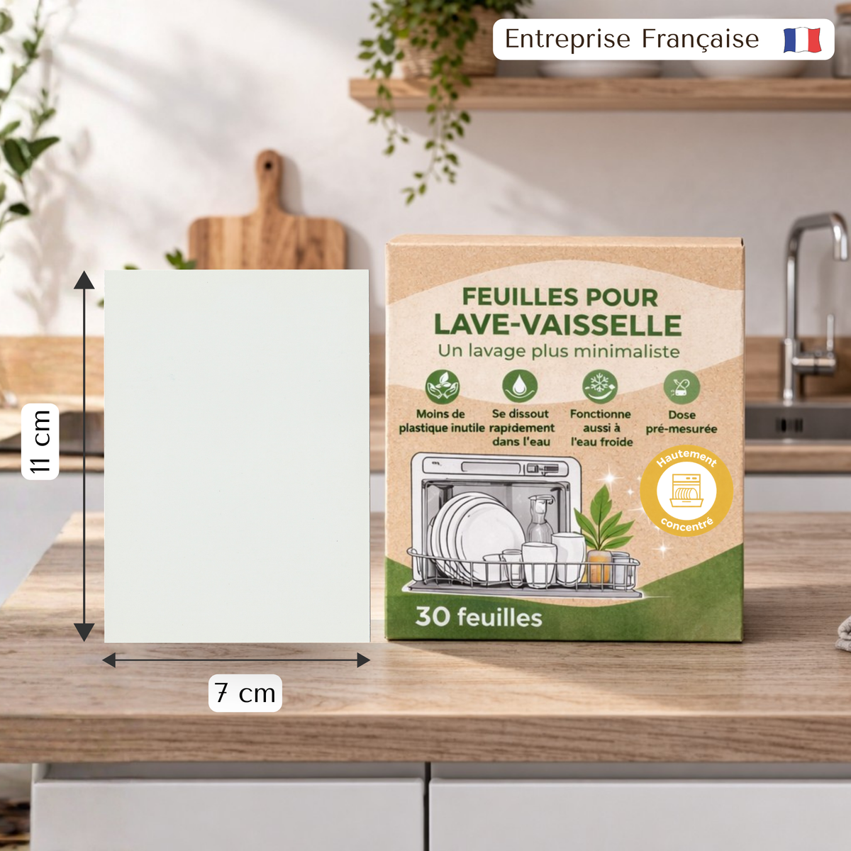 CleanLeaf - Feuille lave vaisselle